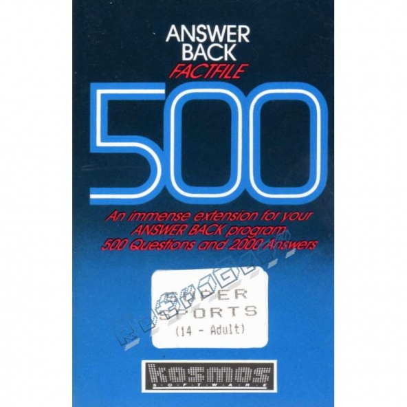 Answer Back Factfile 500 Super Sports